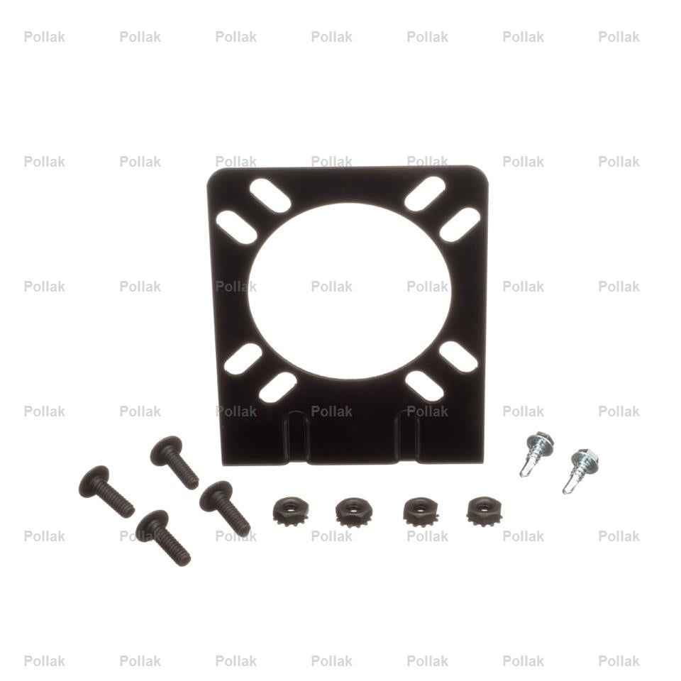 Pollak 12711U Two-Hole Frame Bracket for 7-Way RV Socket