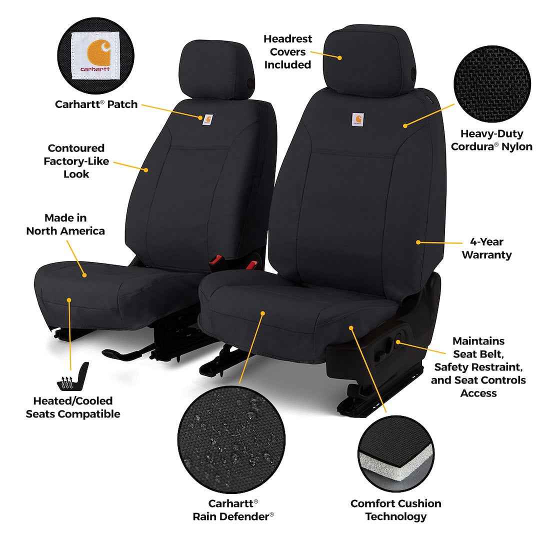 Covercraft GTC4408OBK Super Dux PrecisionFit Style C Seat Set