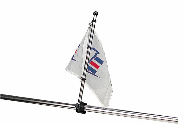 Sea Dog 327122-1 Flagpole for Rail Mounting