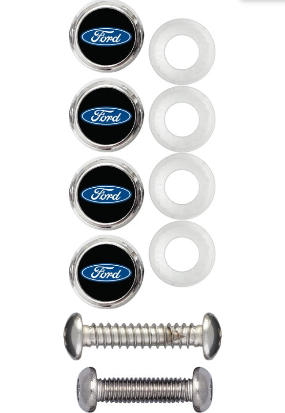 Cruiser 82811 Four Black Ford Fastener Covers - image 1