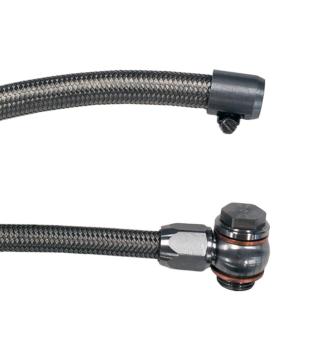 Borgeson 925132 3-ft Stainless GM-to-Borgeson Steering Hoses - image 3