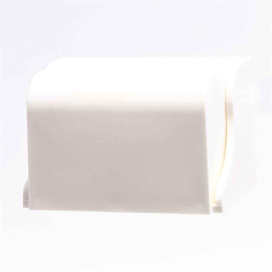 Camco 57203 White Covered Two-Toothbrush Holder