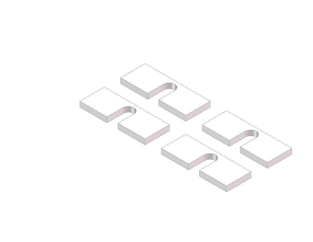 Husky Towing 31419 Fifth-Wheel Base Rail Spacer Set