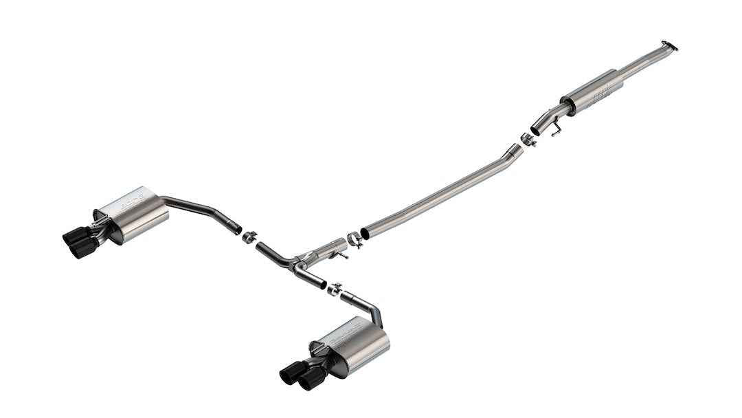 Borla 140891BC Kia K5 GT S-Type Quad-Rear Cat-Back