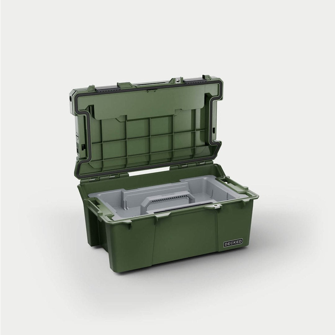 Decked A0010-SIXR-GRN Sixer 16 Portable Storage Box