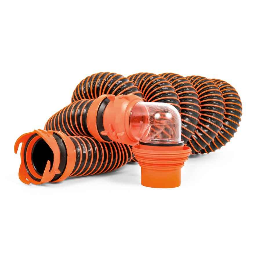 Camco 15 ft RV Sewer Hose with Fittings – 39861