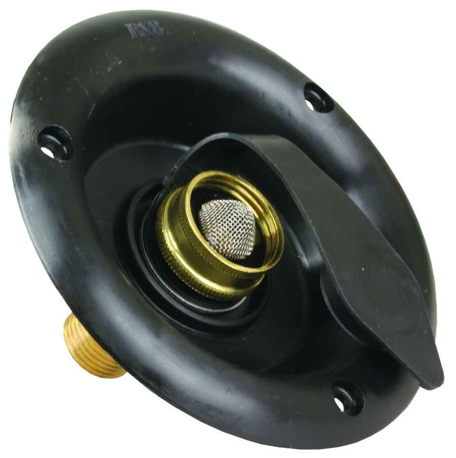 JR Products Black OEM City-Water Fill with Brass Check Valve – 321B36A