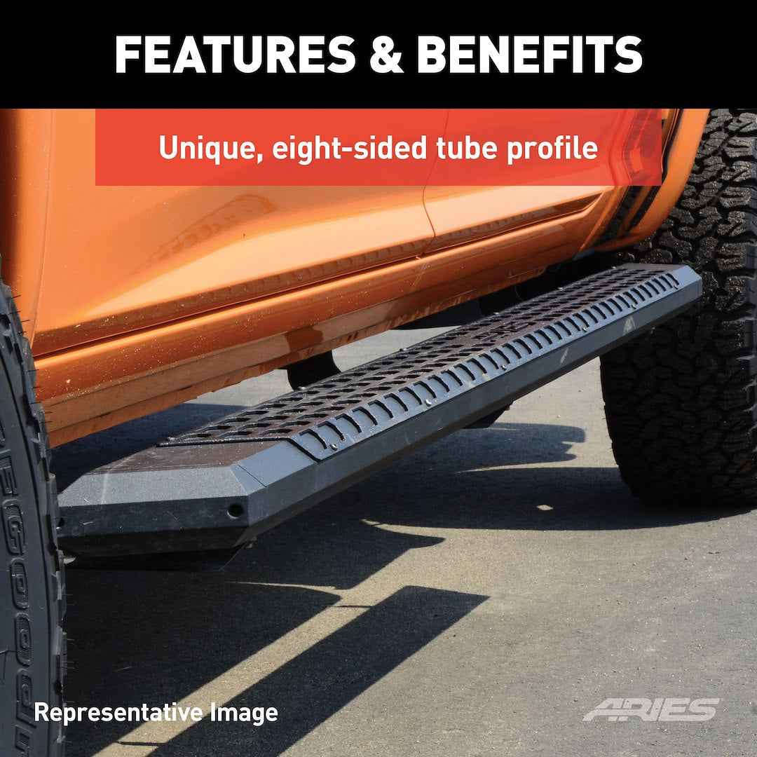 Aries 2055991 91-Inch AdvantEDGE Black Aluminum Board