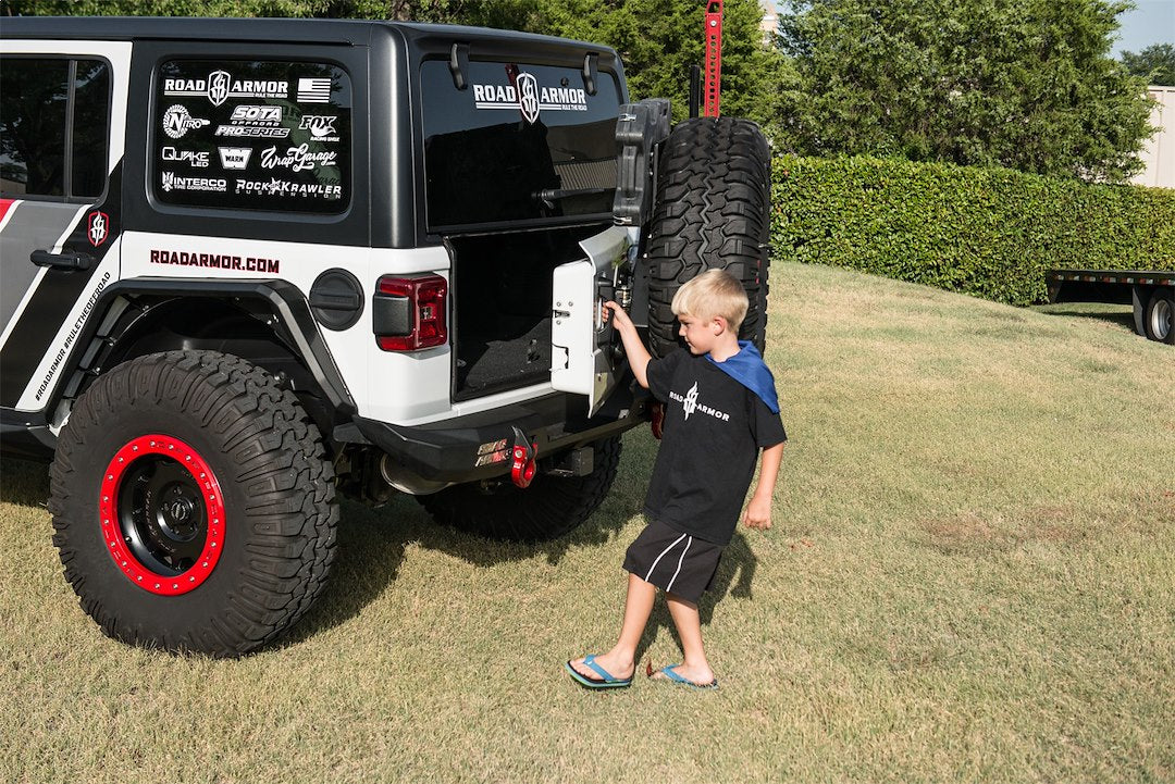 Road Armor 5182R1B-TC JL Stealth Rear Bumper Assembly