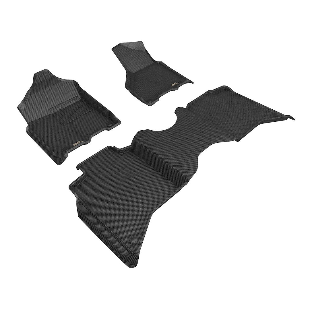 3D Mats L1DG03801509 Ram 3500 Crew Cab KAGU 3-Piece Mats - image 1