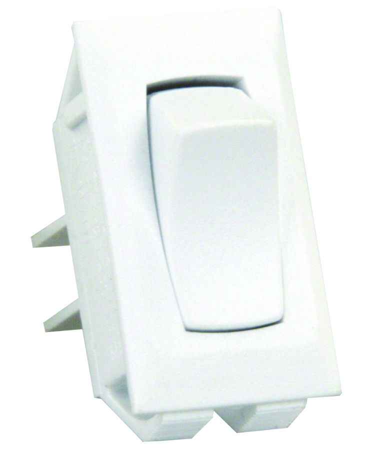 JR Products 13395 White On/Off Rocker