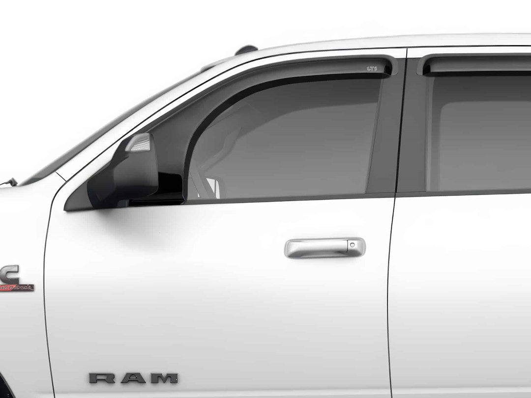 GT Styling 82180S Bubble Extended Ventgards Window Visor