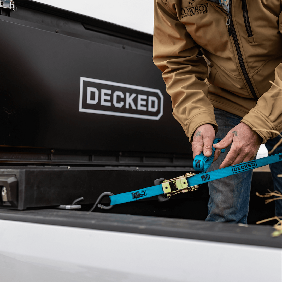 Decked Dtb2t22-Blk Locking Crossover Storage Box
