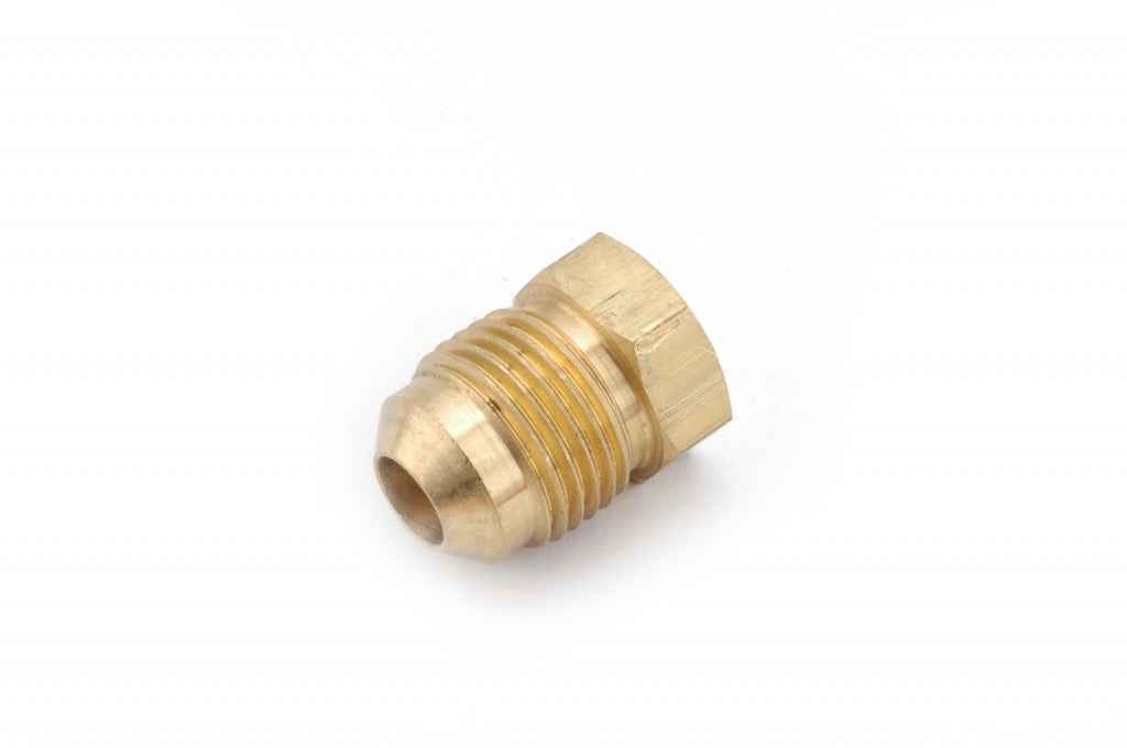 Anderson Fittings 70403904 Lead-Free Brass Plug, 7/16-20