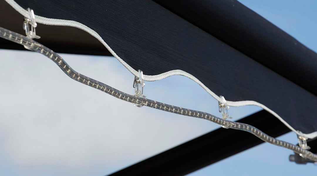 RV Designer M122 Clear 3/8-/1/2-Inch Rope-Light Clips, Ten-Pack