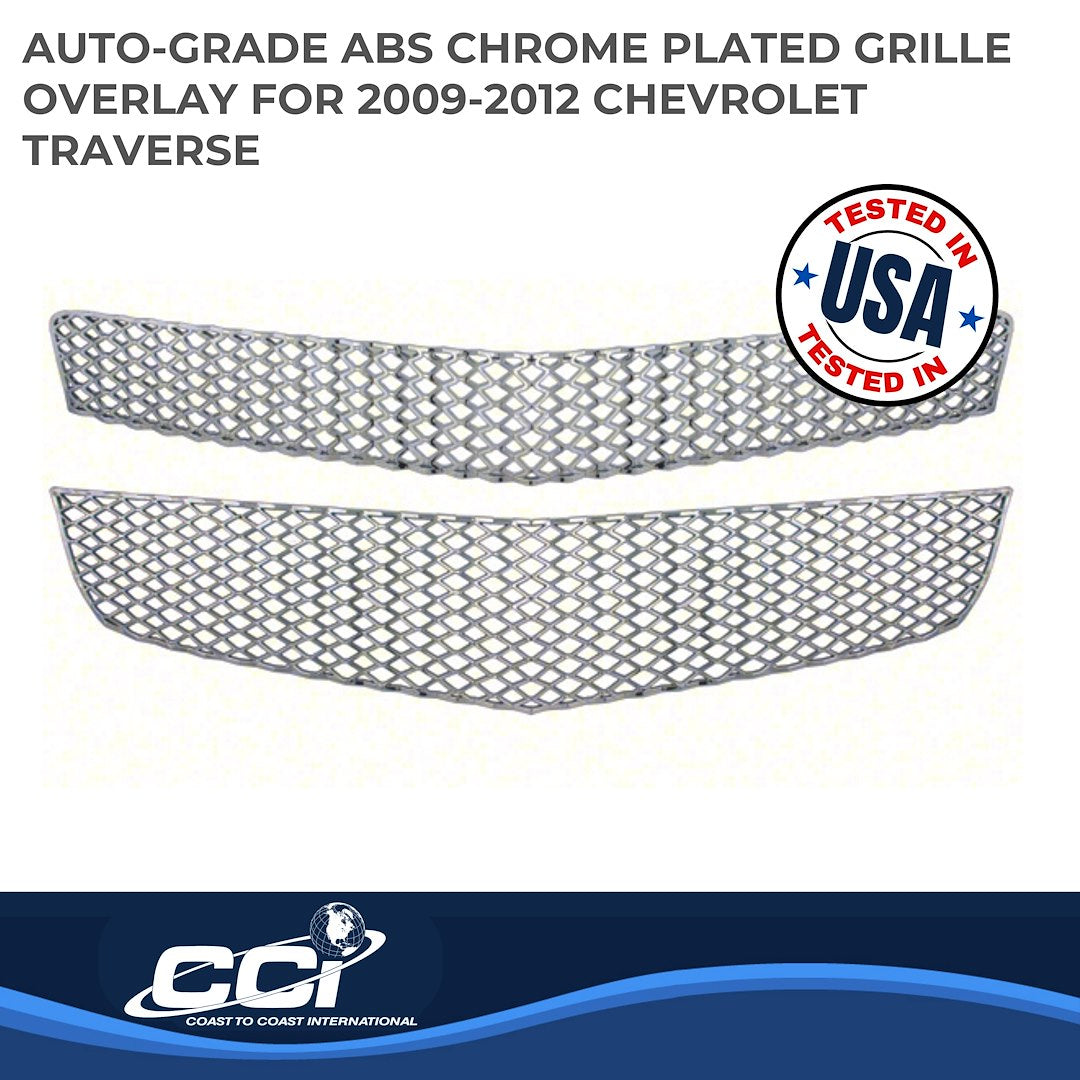 Coast To Coast GI75 Traverse Chrome Mesh Grille Trim Kit - image 2