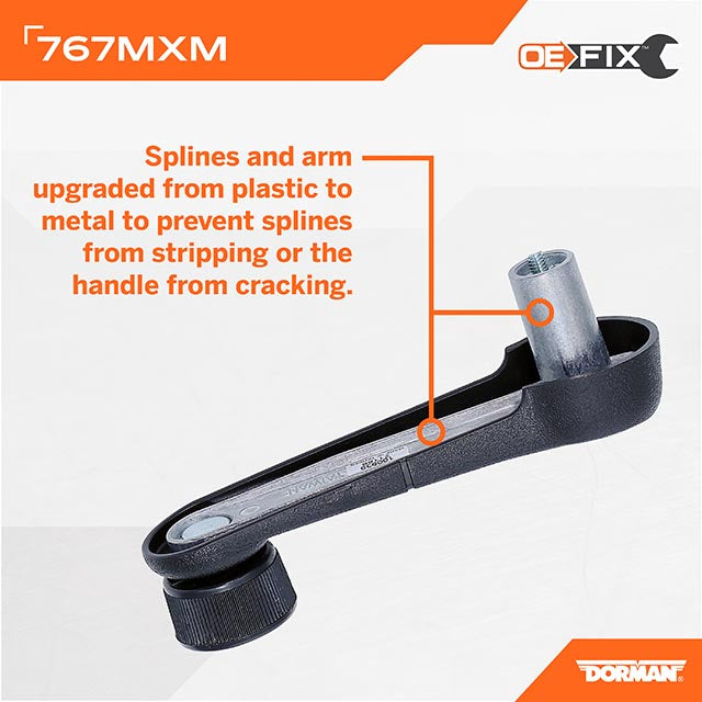 Help! By Dorman 767MXM Steel Window Crank Replacement Handle - image 5