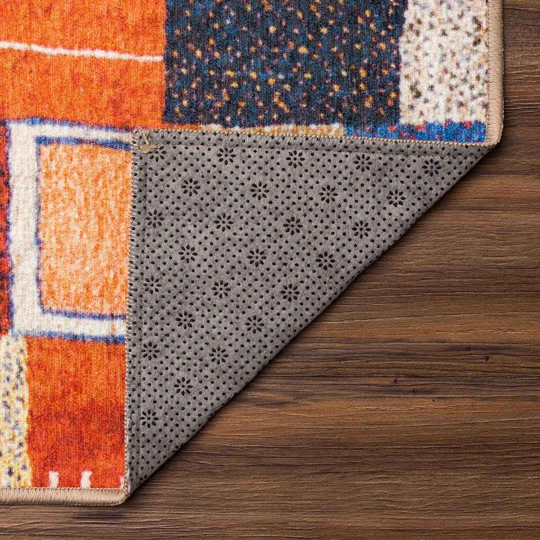 Crystal Art Gallery Polyester Carpet - Multicolor – 340931WEB