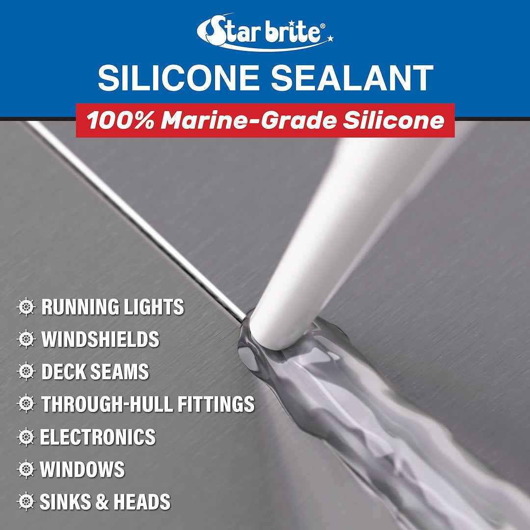 Star Brite Silicone Sealant - Black, 10.3 oz – 082123
