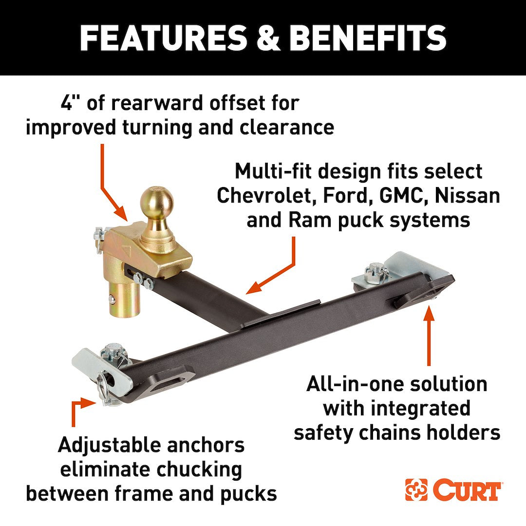 Curt 60663 Gooseneck Trailer Hitch - image 3