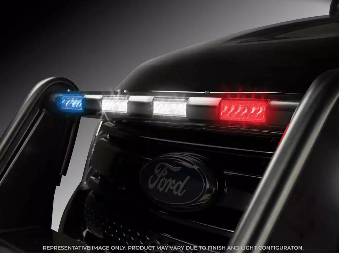 Go Rhino Public Safety 4L51-M1B LR Four-Light Top-Channel Mask