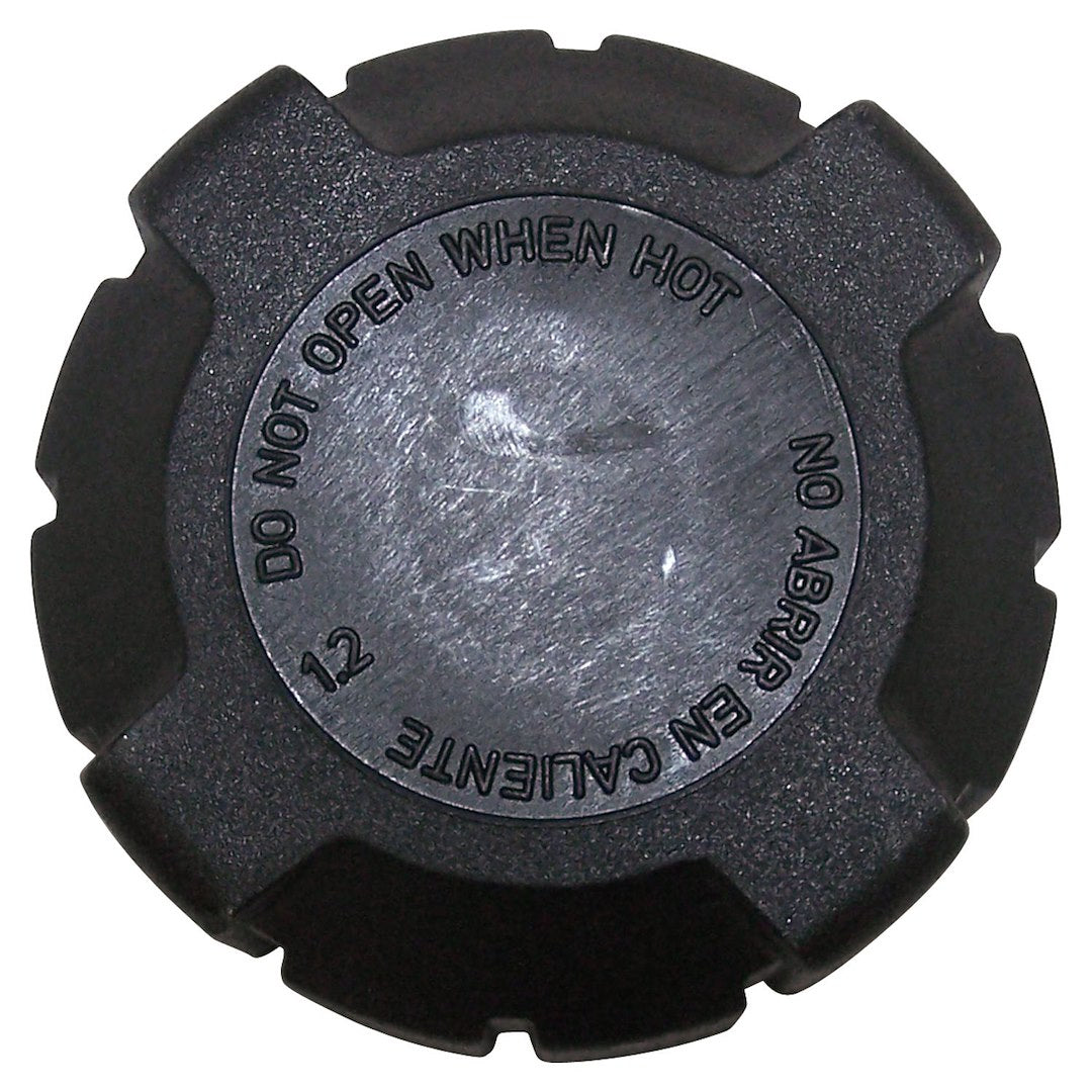 Crown Automotive 52006707 Matte Black Round Radiator Cap - image 1