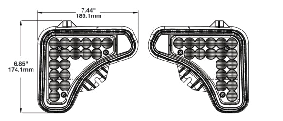 J.W. Speaker 0557621 Bobcat Gen 5 LED Headlamp
