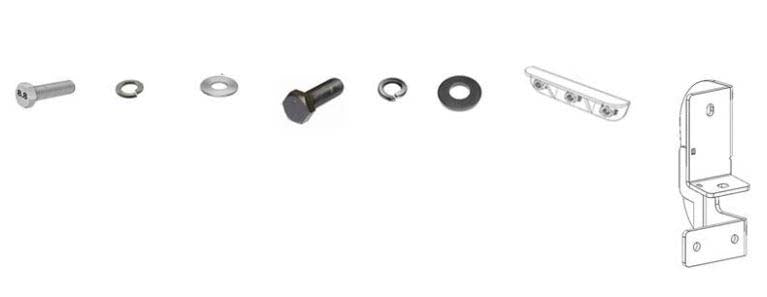 Go Rhino D64049TK Side-Step Installation Brackets