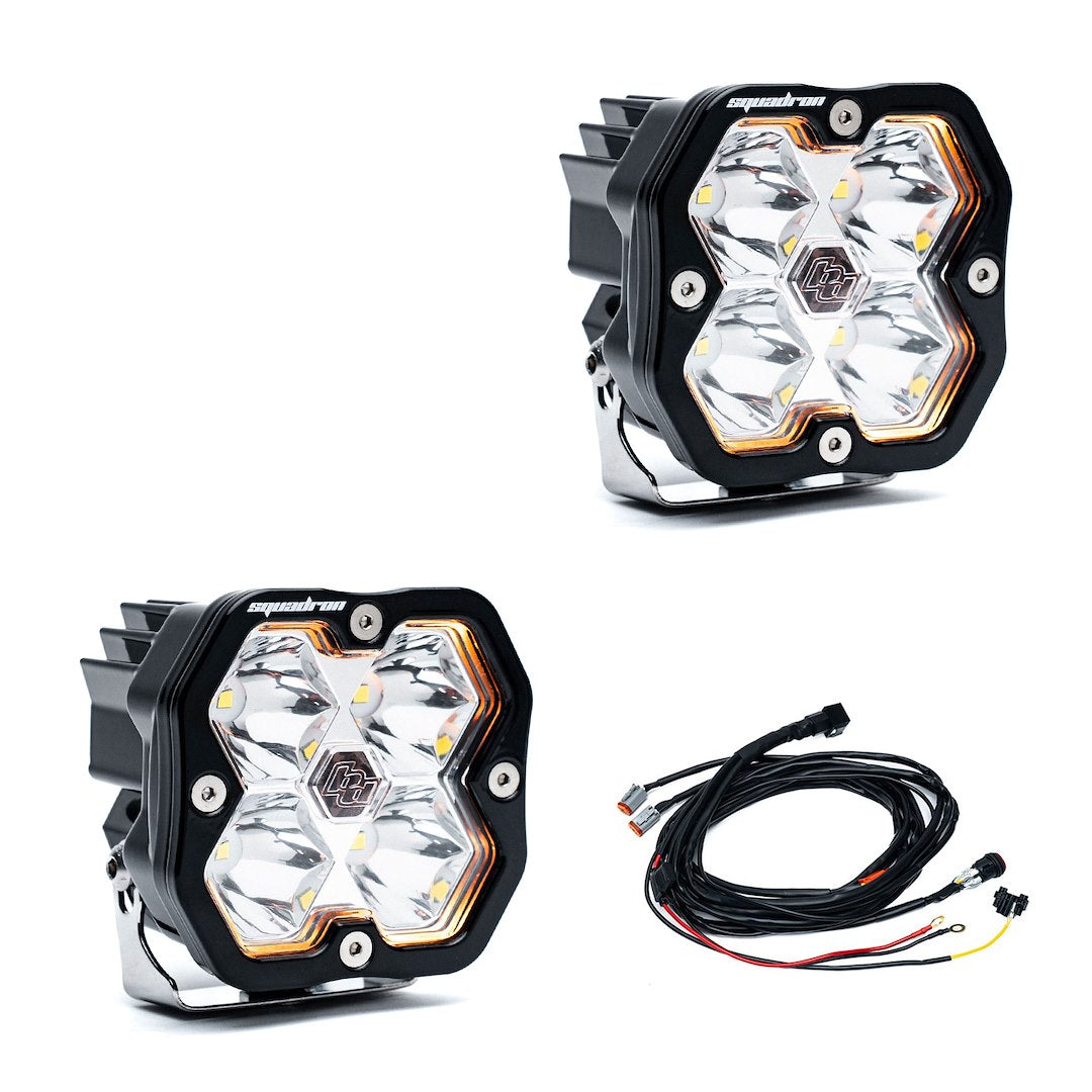 Baja Designs 5578012 Squadron 2.0 Sport White Spot Pair