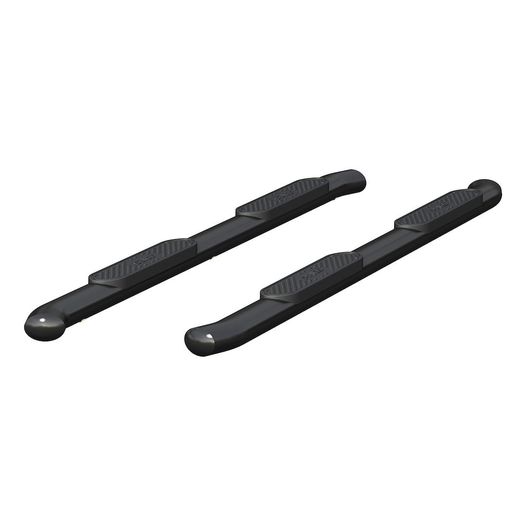 Aries S225041 Black Curved 4-Inch Oval Side Step Bars - image 2