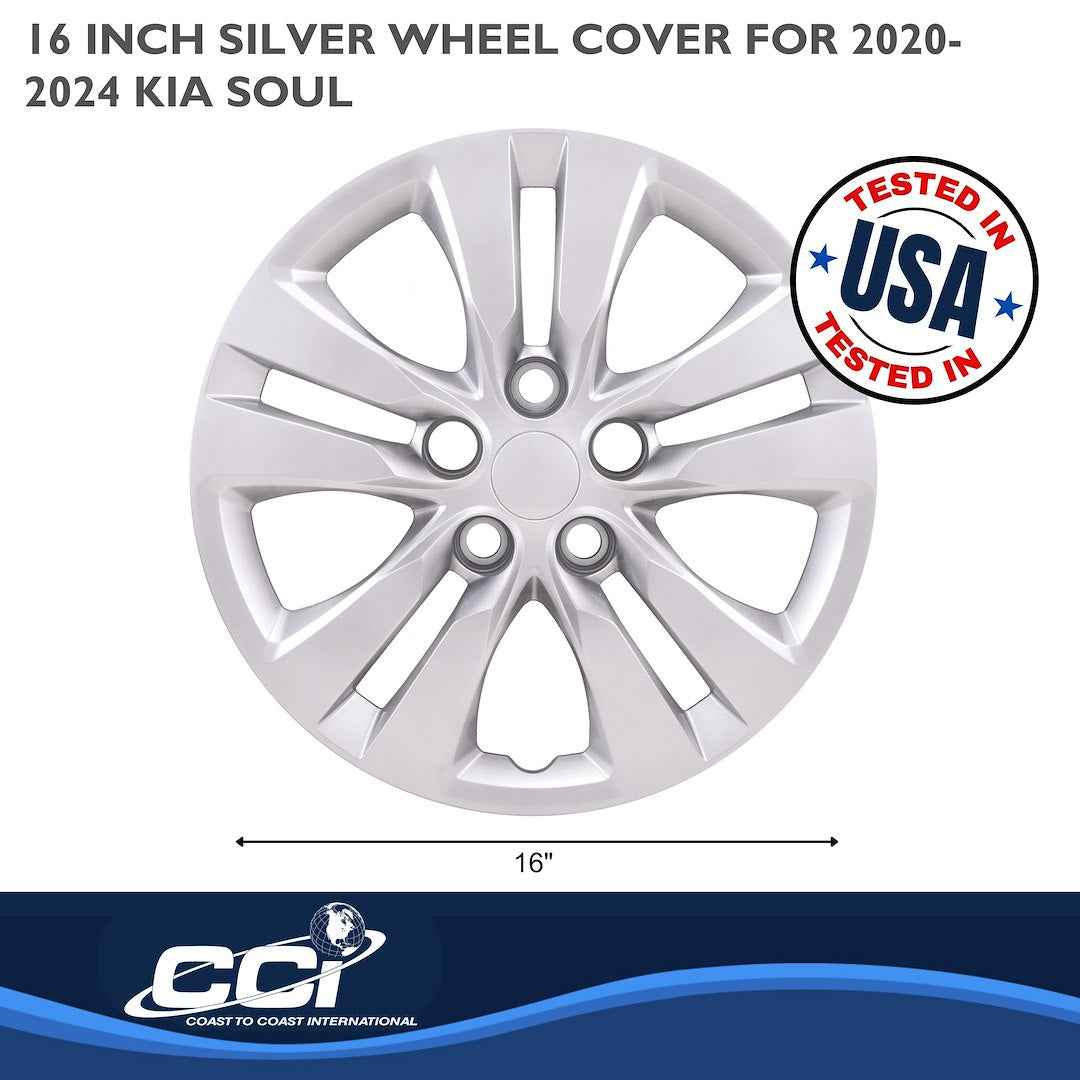 Coast To Coast 54816S Soul 16-Inch Silver Snap-On Set