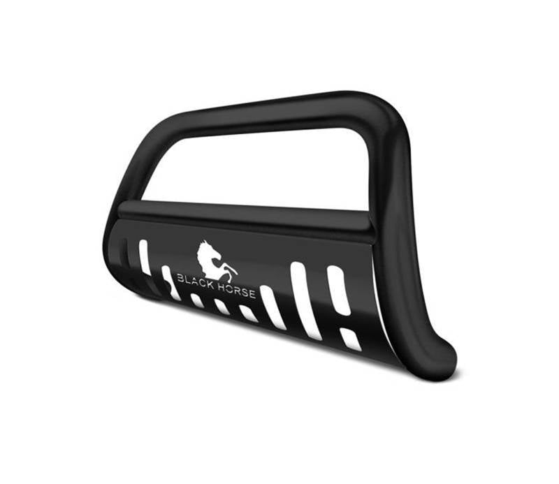 Black Horse Offroad CBB-C6502SP Frontier Matte-Black Bull Bar and Skid Plate - image 2