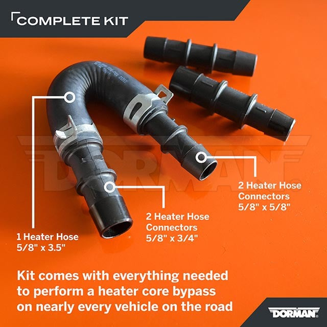 Dorman (OE Solutions) 626001 Heater-Core Coolant Bypass Repair Kit - image 5
