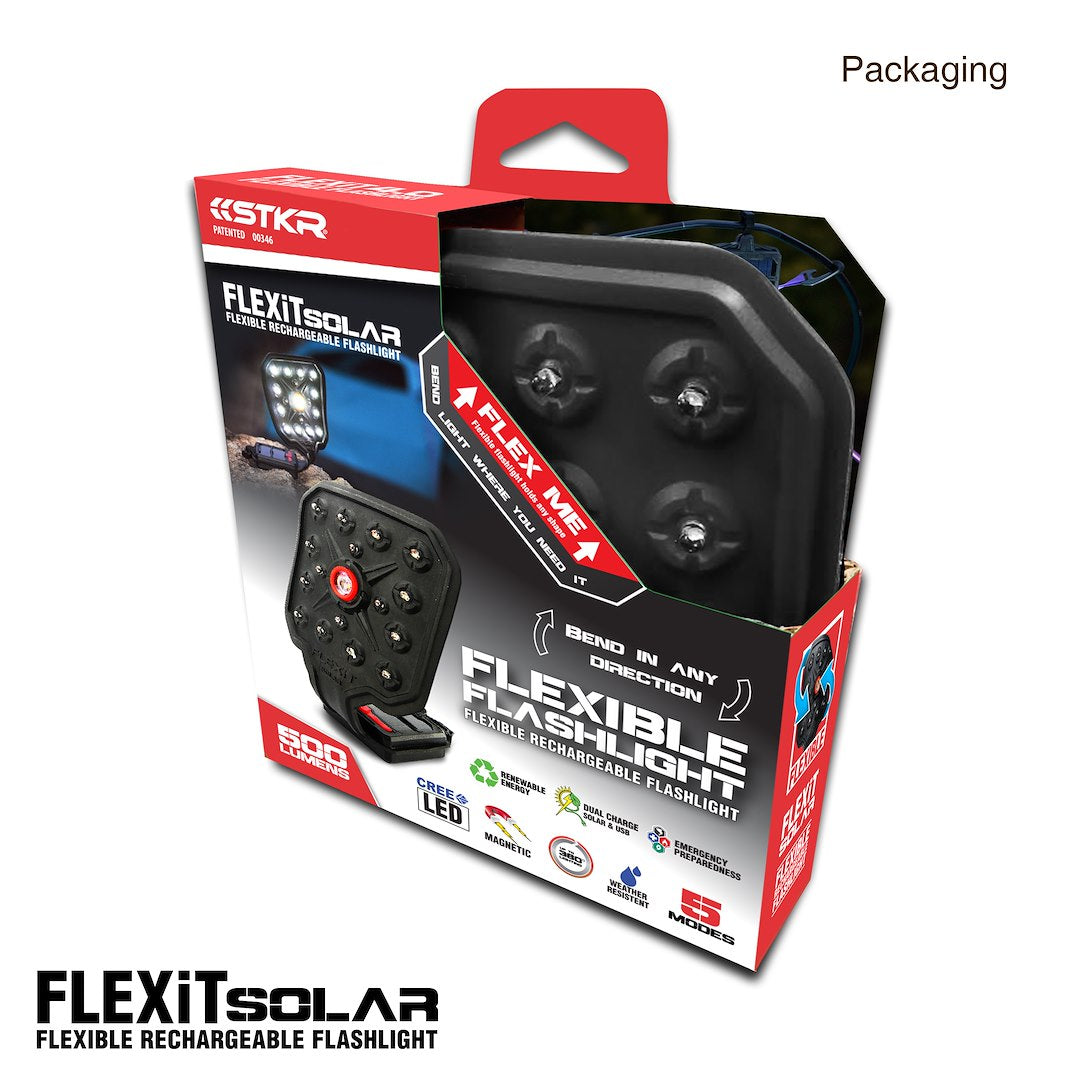 STKR Concepts 00346 FLEXIT Solar Handheld Light