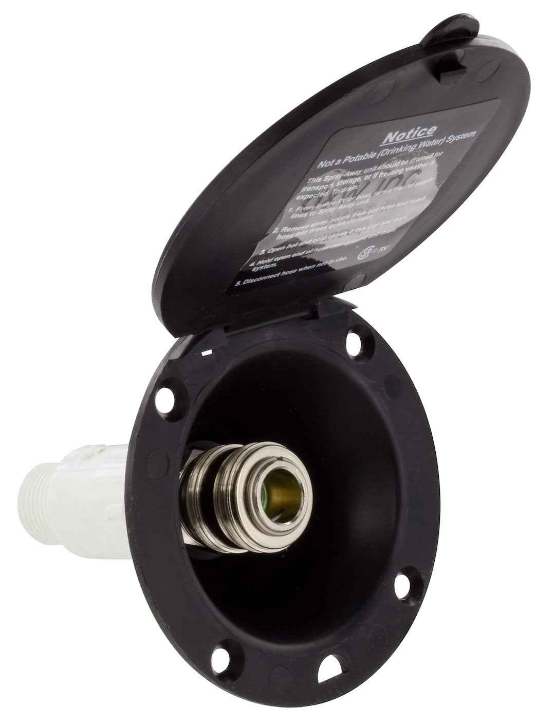 Phoenix Products Exterior Spray Port - Black – PF147006