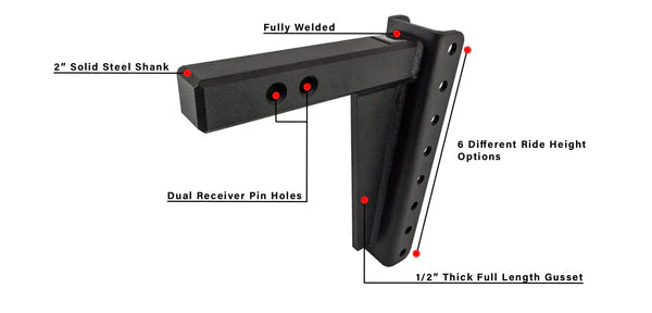 Bulletproof Hitches Hd2010 Trailer Hitch Ball Mount - image 8