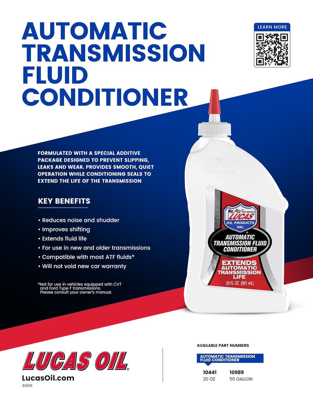 Lucas Oil 10441 ATF Treatment Additive