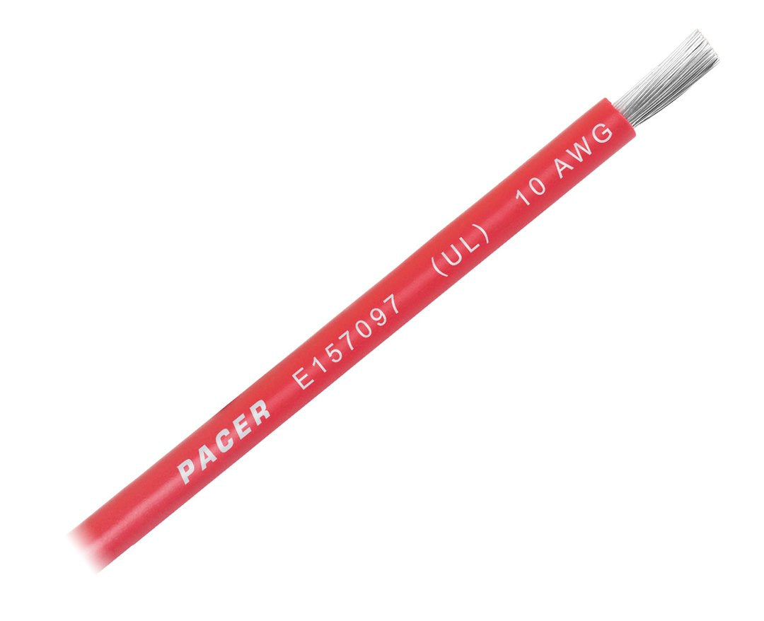 Pacer Marine Wul10rd-100 Insulated Marine Wiring