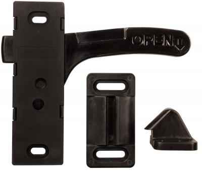 JR Products 0611865 Left/Right Screen-Door Latch, 3-Inch Centers