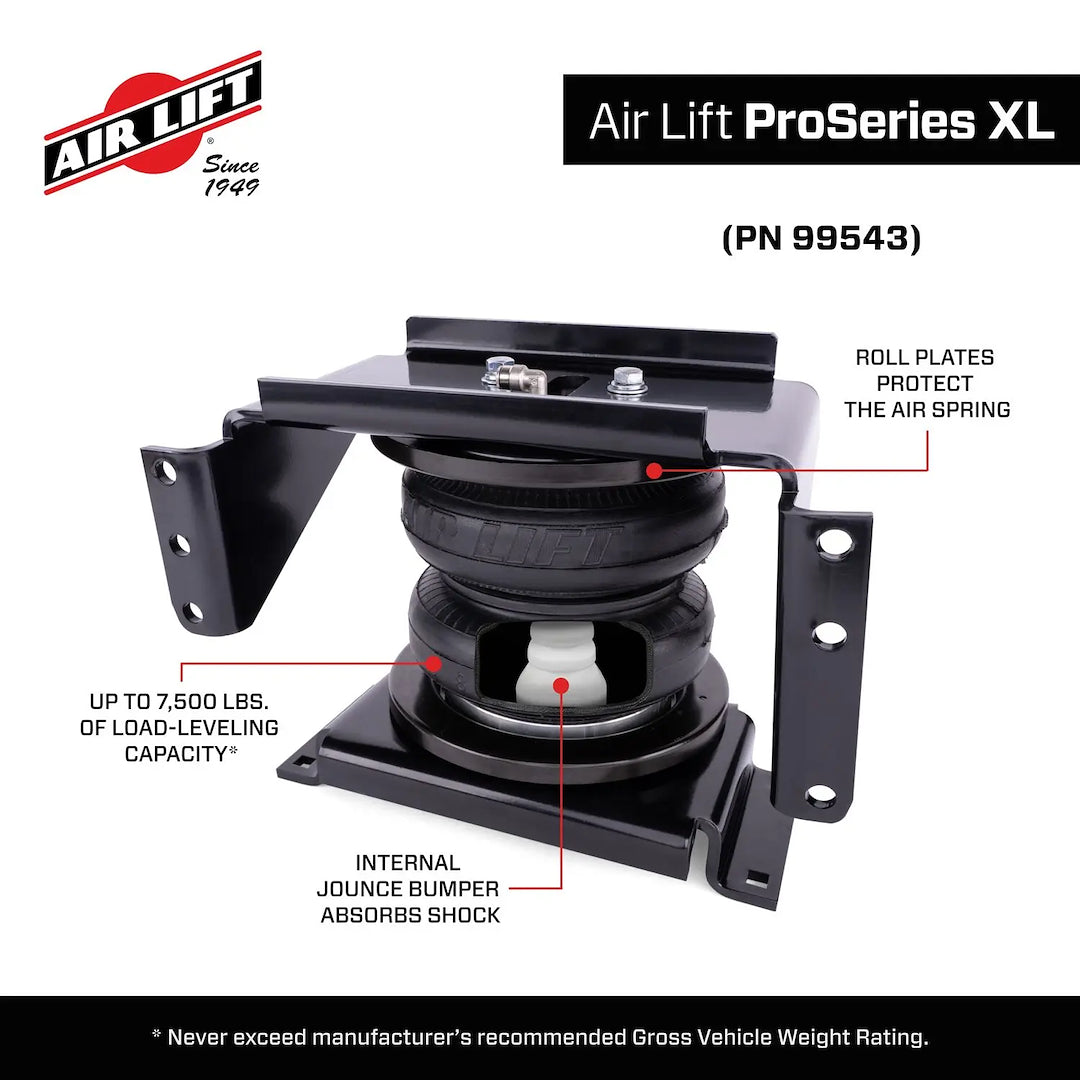 Air Lift 99543 ProSeries 3500 HD Cab-and-Chassis Spring Kit - image 7