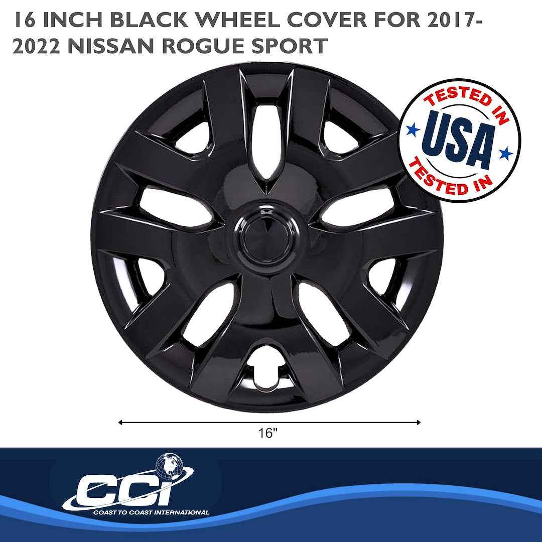 Coast To Coast 55416BLK Rogue Sport 16-Inch Snap-On Trim Set