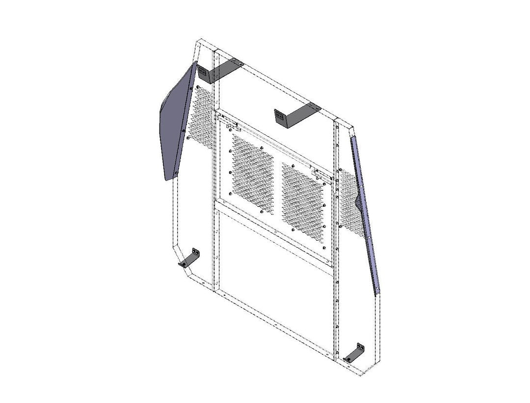 Havis Inc. P-Mfk-13 Transit Mid-Bulkhead Mounting Hardware