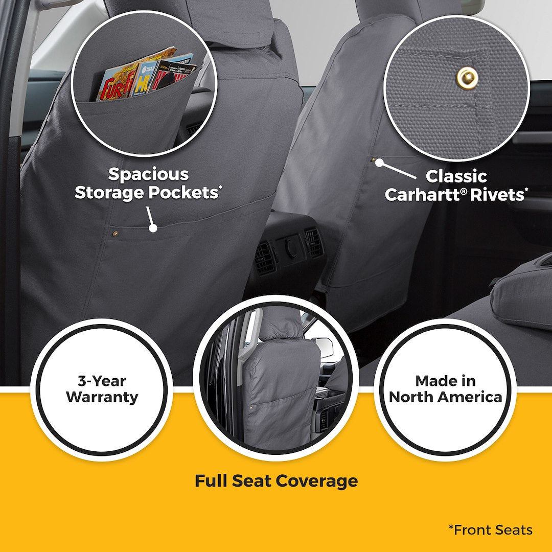 Covercraft SC2635CAGY Carhartt SeatSaver Style DK Protection Set - image 4