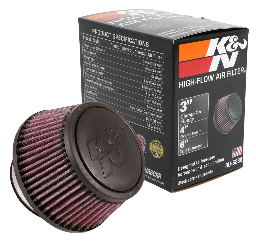 K&N Ru-5288 Air Filter for Universal Applications