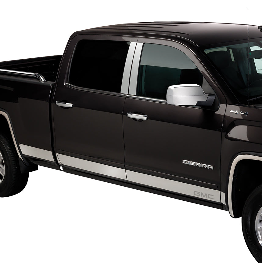 Putco 9751242gm-2 Sierra LD Double Cab Rocker Trim