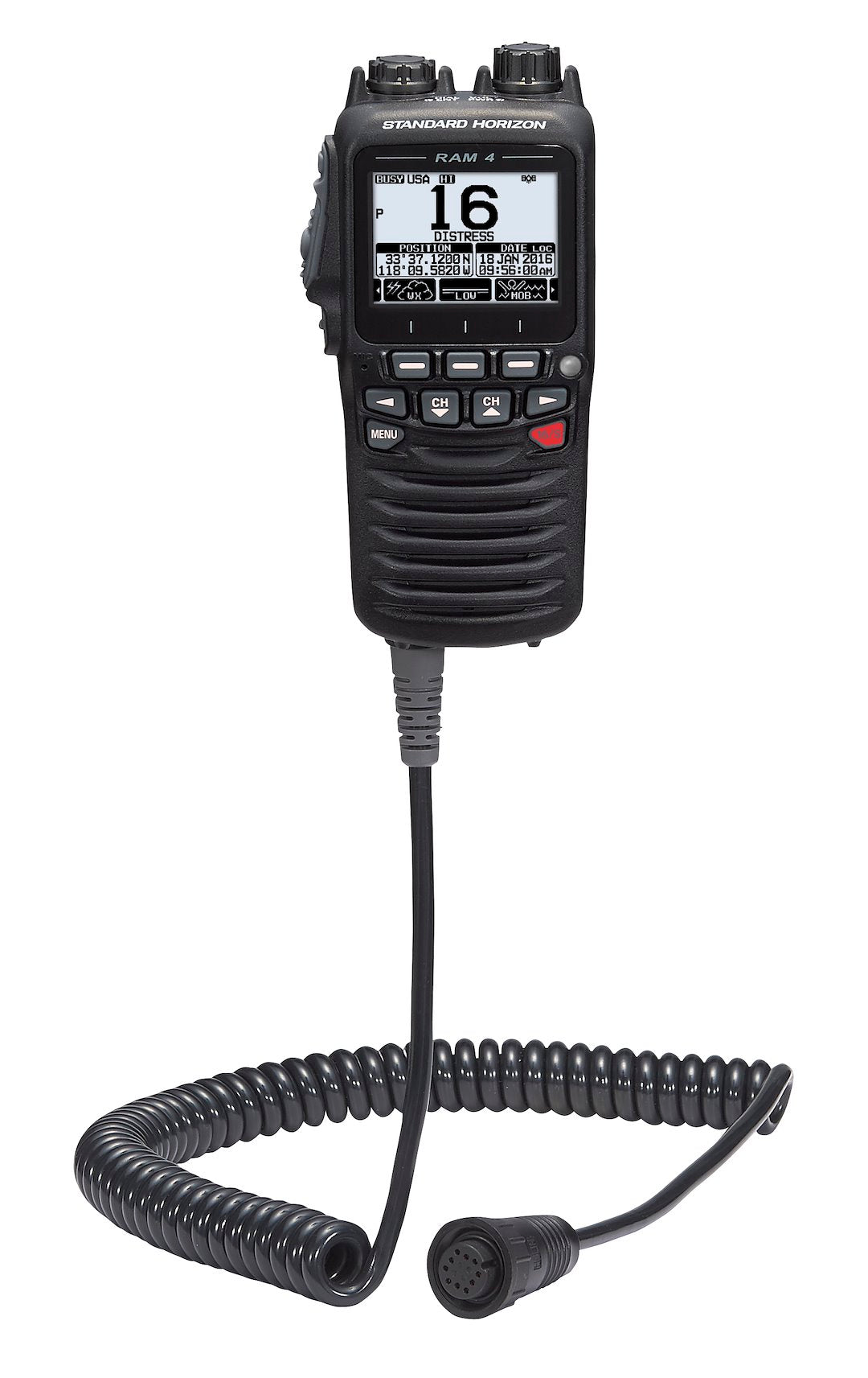 Standard Horizon Ssm-70h RAM4 Wired Remote Radio Microphone