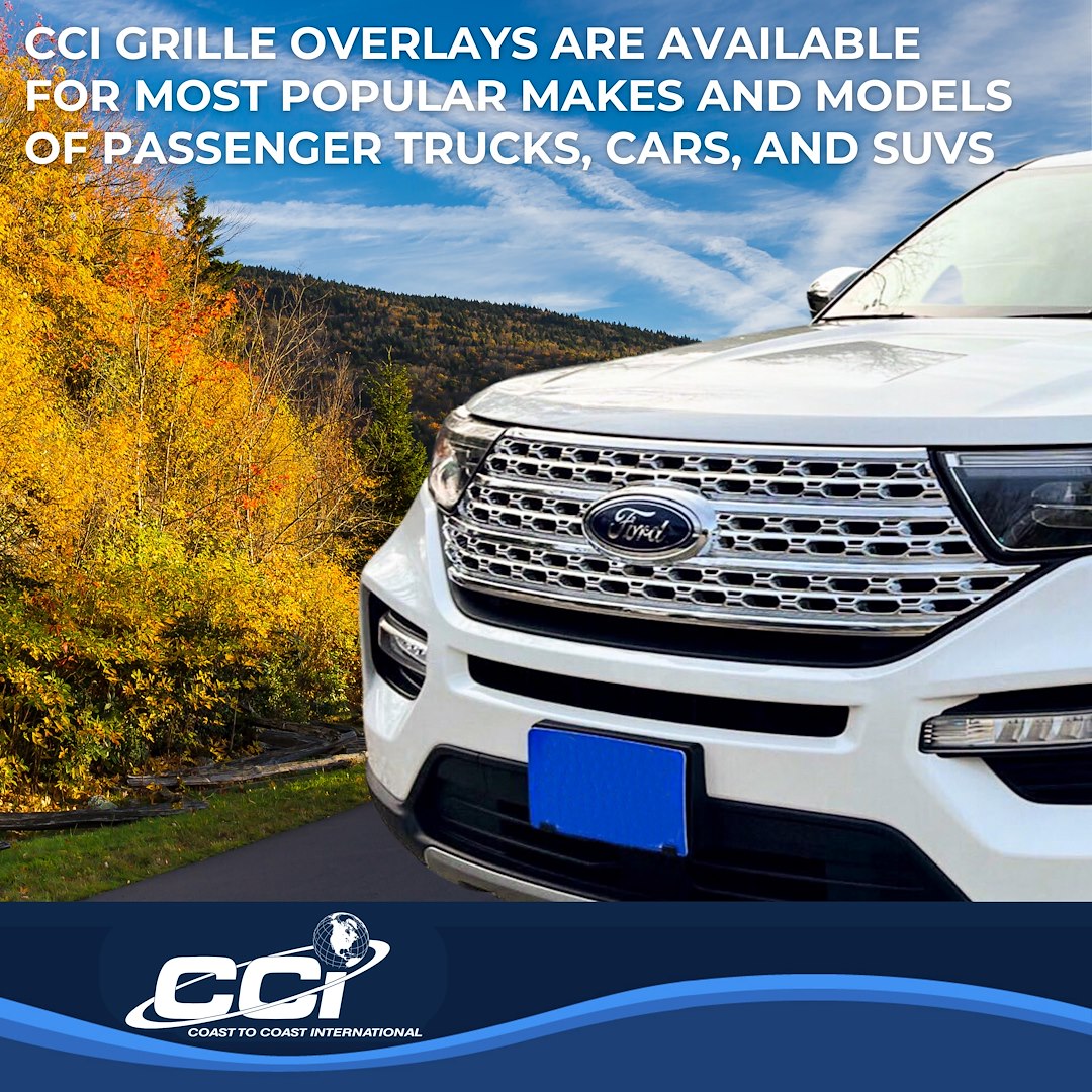 Coast To Coast GI505 Explorer OE-Look Chrome Honeycomb Trim - image 5