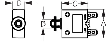 Sea Dog 830153 SD-13 Electrical Circuit Protector