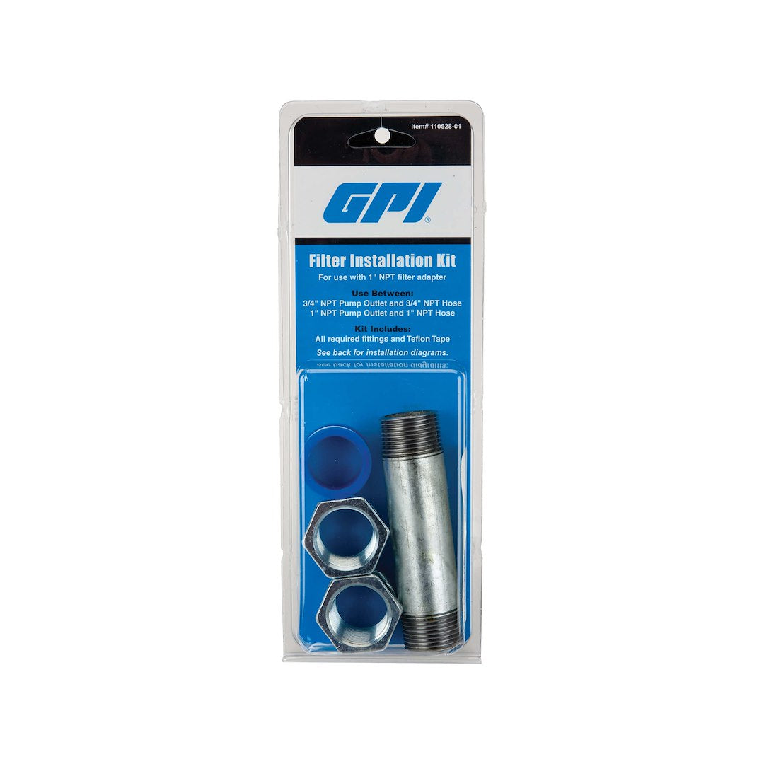 GPI 110528-01 Pump Filter Adapter Package