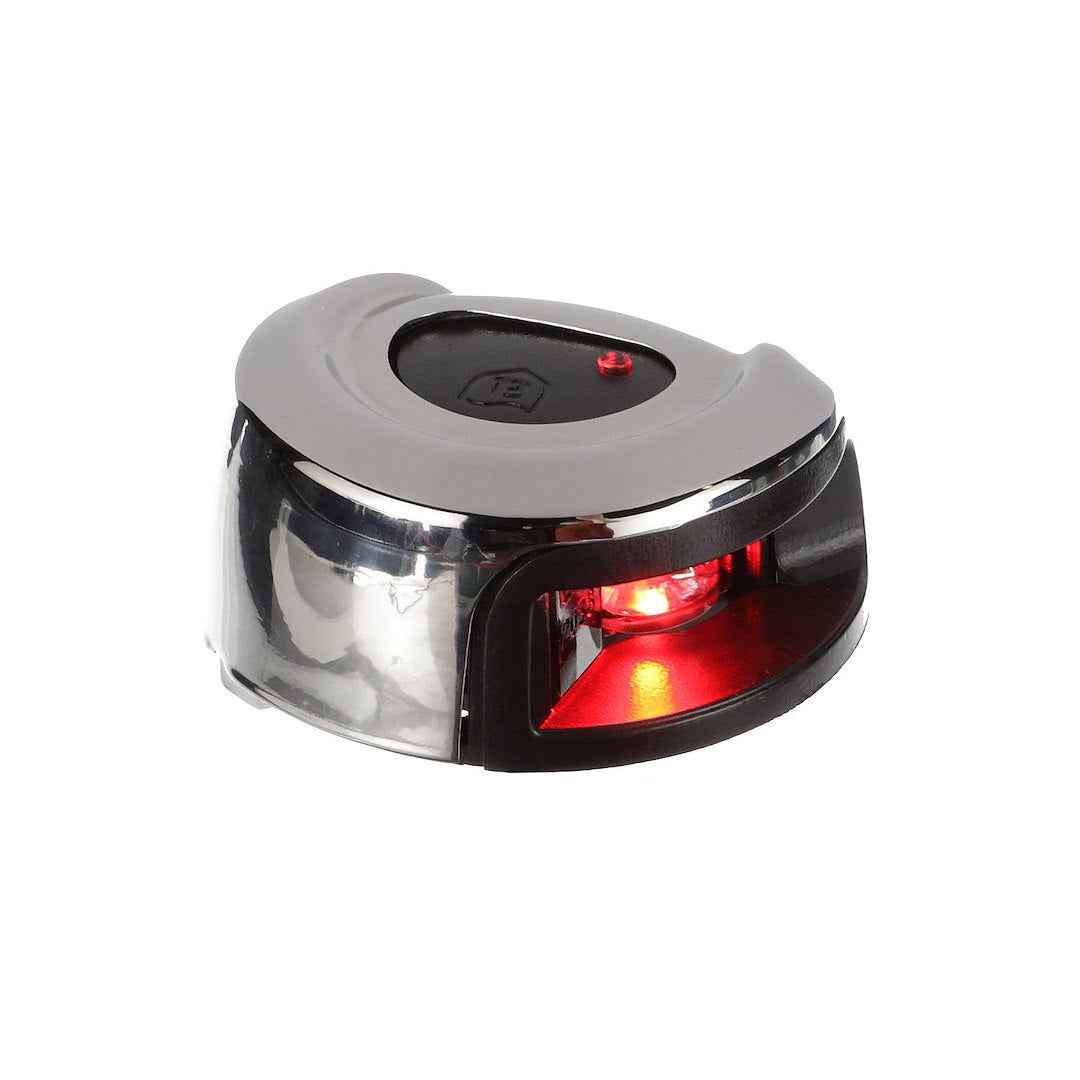 Attwood Marine LED Navigation Sidelight - Red, Round – NV2012SSR-7